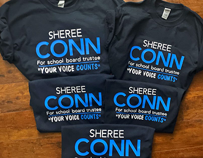 School Board Campaign Custom Shirts