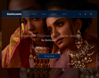 GemLoom - Jewelry Website Landing Page