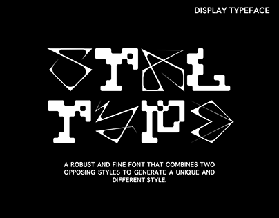Stal Type | Free font | Experimental Typography