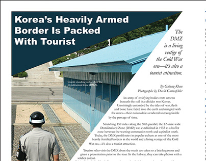 Magazine Layout: Korea's Demilitarized Zone
