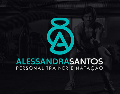 Personal Trainer Alessandra Santos - Identidade Visual