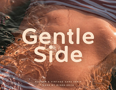Gentle Side - modern & vintage sans