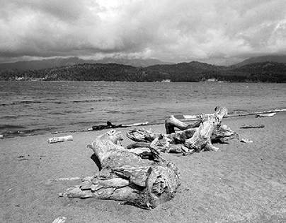 Patagonia in black and white film