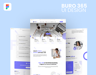 BURO 365 Landing Page Design