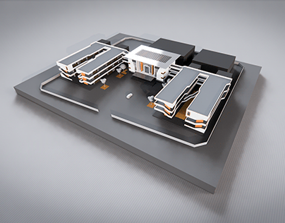Model concept 3D - Primary School - Dong Anh - Ha Noi
