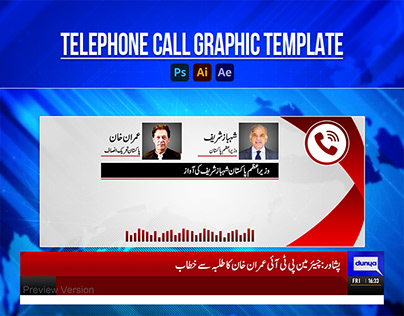 TELEPHONE CALL GRAPHIC TEMPLATE