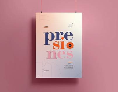 Presiones | Poster Tipográfico