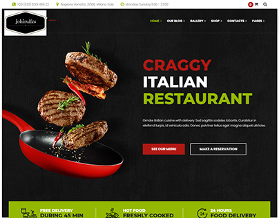Craggy - Food Delivery, Services by Johirul fzs