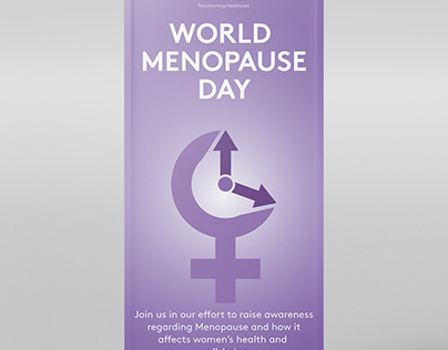 World Menopause Day Standee
