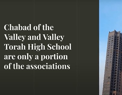 Ahron has been associated with Chabad of the Valley