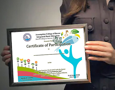 Certificate - ACD Nutrition Month Culmination 2017