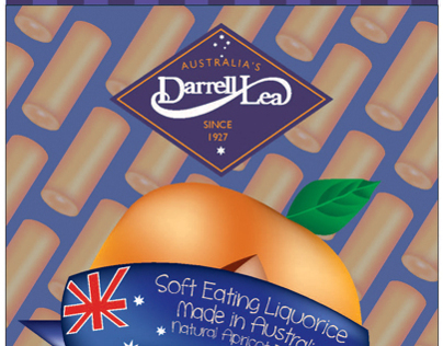 Digital illustration-Darrell Lea packaging