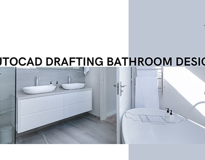 Autocad Drafting Bathroom Design