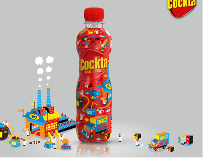 Cockta soft drink special edition sleeve design