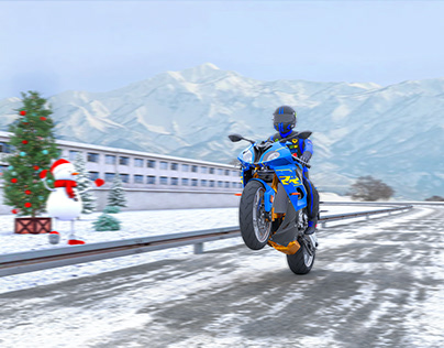 Motor Bike Stunt Game Graphics