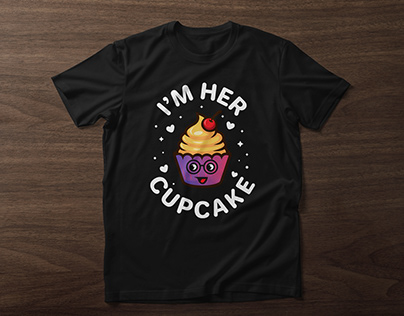 Couple Family Matching CupCake lover T-shirt Design
