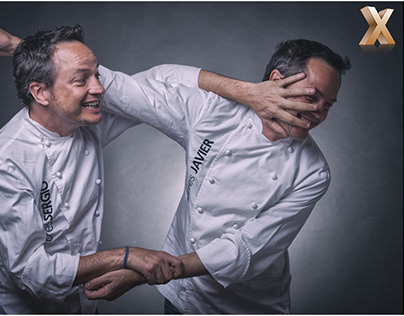 Retrato de los chefs Javier y Sergio Torres