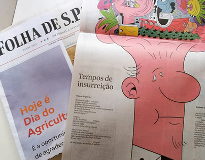 Ilustração Editorial - Folha de São Paulo