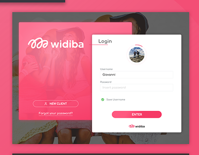 Widiba app concept