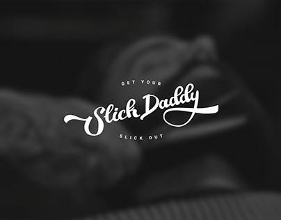 Slick Daddy | Hand Lettering Logo & Brand Identity