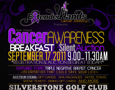Breast Cancer Event Flyers