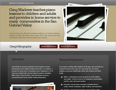 Greg Marlowe Piano