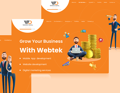 Webtek Website New UI Design
