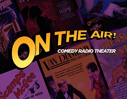 On the Air Comedy Radio Design and Branding