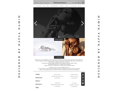 Website Design of Tiffany&Co.