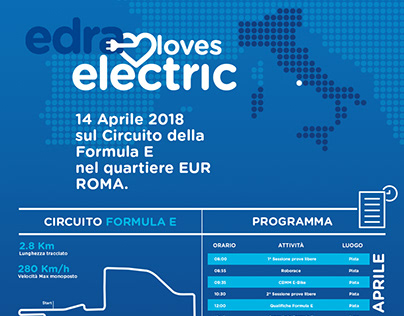 Edra loves electric - Formula E Infographic