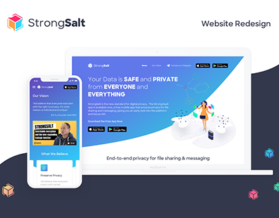 StrongSalt Website Redesign