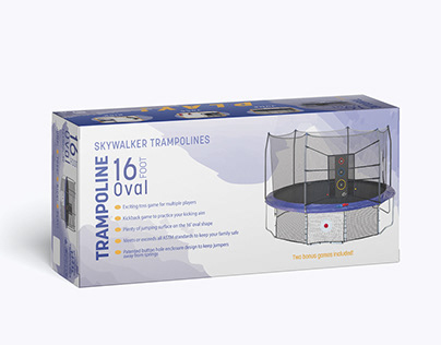Packaging Design - Trampoline Box Art
