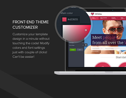 JM Dating - Responsive Joomla 3 template