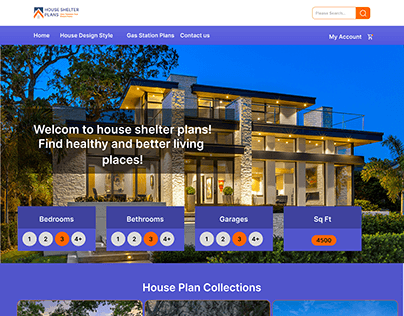 Home shelter landing page