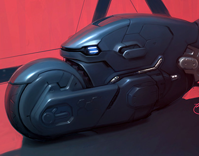 Bat-Bike concept for " The Batman" 2022 by Warner Bros
