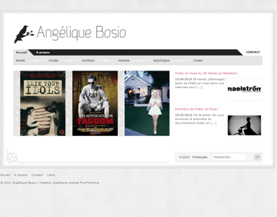 Site Wordpress Angélique Bosio
