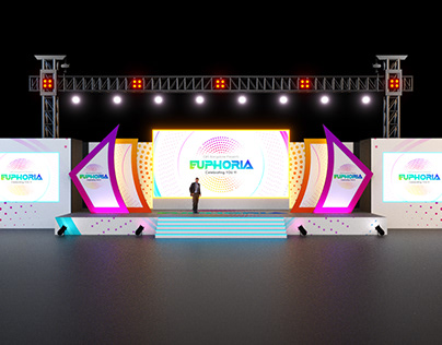 3D Event Stage Renders - GRS Bangalore Euphoria