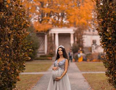 Autumn pregnancy shoot