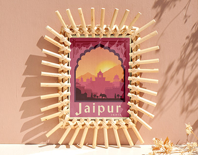 Travel Poster - Jaipur, India
