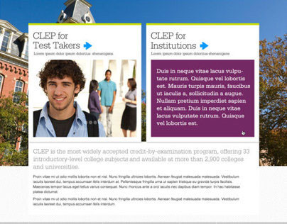 College Board: CLEP Website