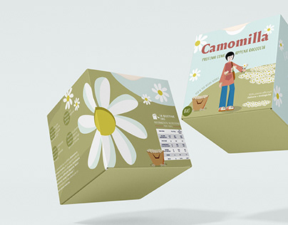 Camomilla Bio - packaging & illustration