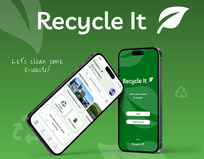 "Recycle It" Mobile App UI/UX Design