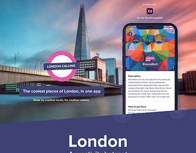 London Calling - Mobile app prototype #IconContestXD