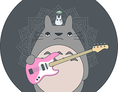 Totoro-Bassplayer