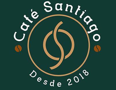 Café Santiago - Criação do logo