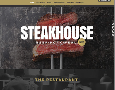 SteakHouse website