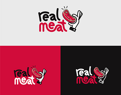 Logo for "Real meat"