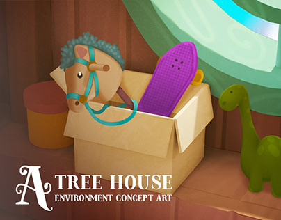 A tree house/ Concept art/ Environment art
