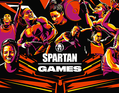 Spartan Games - Key Visual Illustration