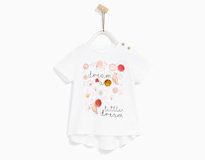 ZARA KIDS - Baby Girl - Birds T-shirt